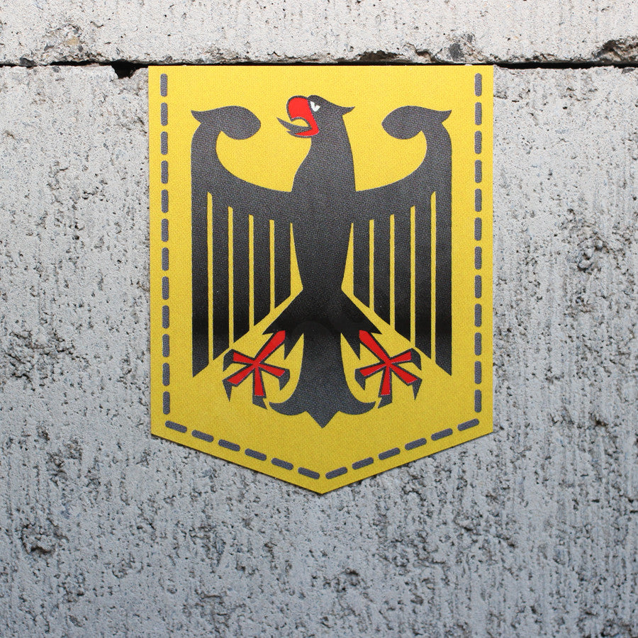Germany Deutschland Flag Car Bumper Sticker Coat of Arms of Germany Shield  Eagle Decal German Country Code Flag D DE DDR Decals - AliExpress